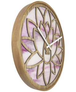 de klok creÃert een verbinding met de natuur en zal zeker elegantie en rust in de kamer brengen. Deze klok werkt op 1 x AA-batterij (niet inbegrepen).