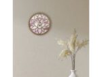 Wandklok Nextime dia 40cm Roze Hout Lotus