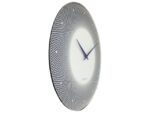 Wandklok Nextime dia 50cm bolvormig glas blauw kunststof    Deep