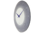 Wandklok Nextime dia 50cm bolvormig glas blauw kunststof    Deep