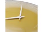 Wandklok Nextime dia 50cm bolvormig glas geel kunststof Deep