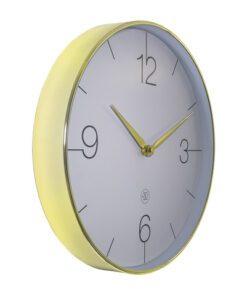5 cm) is een mix van eenvoud en elegantie. Deze stille wandklok heeft een minimalistische stijl en de dunne gouden rand en wijzers voegen een vleugje verfijning toe aan elke ruimte. Deze klok werkt op 1 x AA-batterij (niet inbegrepen).