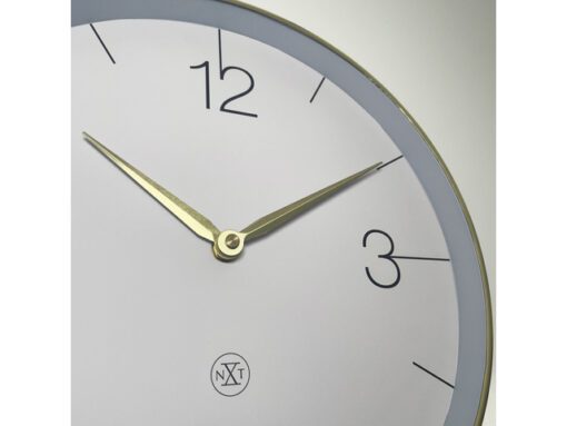 Wandklok nXt Finesse 30,5 cm goud