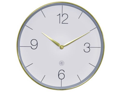 Wandklok nXt Finesse 30,5 cm goud