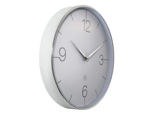 Wandklok nXt Finesse 30,5 cm zilver