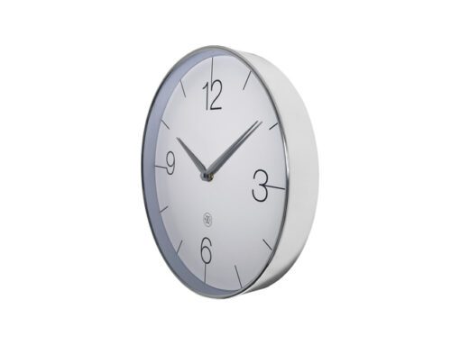 Wandklok nXt Finesse 30,5 cm zilver
