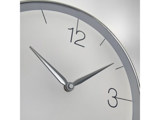Wandklok nXt Finesse 30,5 cm zilver