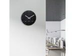 Wereldtijden klok - Stille wandklok - 43cm - Zwart - Glazen klok - NeXtime - "Big City"