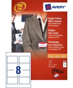 lanyard Avery met badge