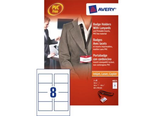 lanyard Avery met badge