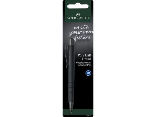 Balpen Faber-Castell Polyball Urban XB op blister