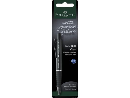 Balpen Faber-Castell Polyball View op blister