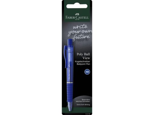 Balpen Faber-Castell Polyball View op blister
