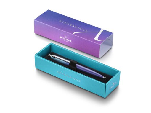 Balpen Sheaffer VFM 9430 Expressions, gradient blue chrome  trims