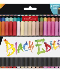 dus niet op zwart. Set a 50 stuks assorti kleuren in kartonen standaard.