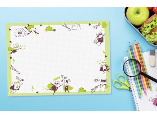 Bureauonderlegger Sigel Little Heroes A3 30 vel 80gr