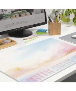 Praktische bureauonderlegger "Magic Sunset"  in formaat ca. A2 (59