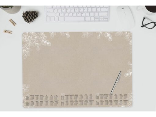Designonderlegger Sigel Natural Eucalyptus 26/27/28         59.5x41cm 30 vel 80 grams FSC papier afgeronde hoeken