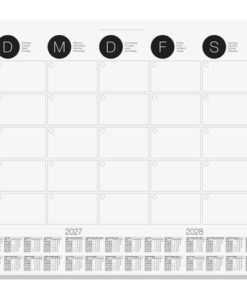 Designonderlegger Sigel muur- kalender/onderlegger          26/27/28 59,5x41cm