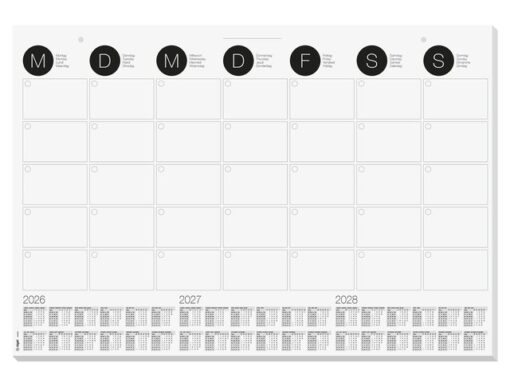 Designonderlegger Sigel muur- kalender/onderlegger          26/27/28 59,5x41cm