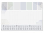 Designonderlegger Sigel ruit Pastel 26/27/28 59.5x41cm 30   vel 80 grams FSC papier afgeronde hoeken