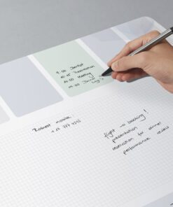 praktisch en beschermt uw bureau op kantoor en thuis tegen inkt en hete kopjes. Kalender 2026/2027/2028.