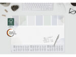 Designonderlegger Sigel ruit Pastel 26/27/28 59.5x41cm 30   vel 80 grams FSC papier afgeronde hoeken