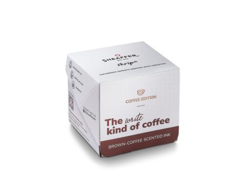 Inktpotje Sheaffer bruin inkt met koffiegeur 50ml