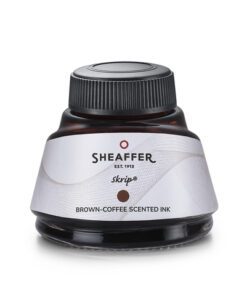 Inktpotje Sheaffer bruin inkt met koffiegeur 50ml