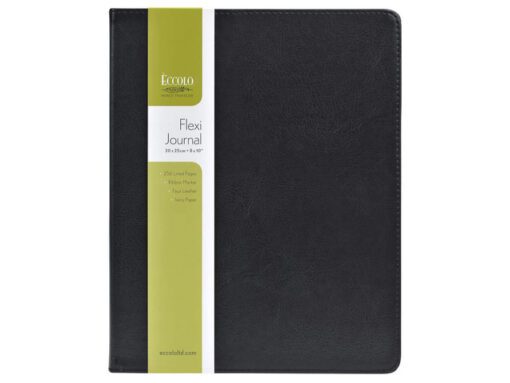 Notitieboek Èccolo Simple Black lijn ca.20x25cm 80gr.       256pag.