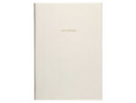 Notitieboek Èccolo White Saffiano lijn ca.15x20cm 80 gr.    256 pag.