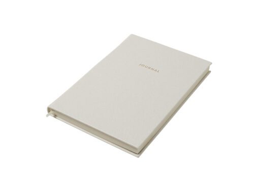 Notitieboek Èccolo White Saffiano lijn ca.15x20cm 80 gr.    256 pag.