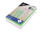 Nummerblok Kangaro 120x200mm 70gr 1-500 krimp 4 bloks       assorti kleuren