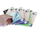 Nummerblok Kangaro 120x200mm 70gr 1-500 krimp 4 bloks       assorti kleuren