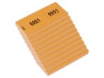 Nummerblok Kangaro 42x105mm 70gr 1-1000 oranje