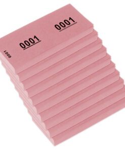 Nummerblok Kangaro 42x105mm 70gr 1-1000 roze