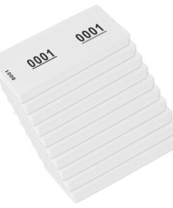 Nummerblok Kangaro 42x105mm 70gr 1-1000 wit