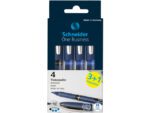 #Rollerbal Schneider One  Business etui a 3+1 gratis 3x     blauw, 1x zwart