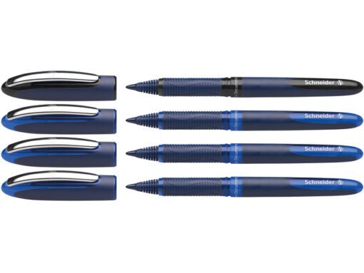 #Rollerbal Schneider One  Business etui a 3+1 gratis 3x     blauw, 1x zwart