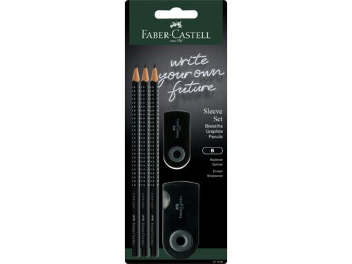 Schrijfset Faber-Castell grip 2001 zwart