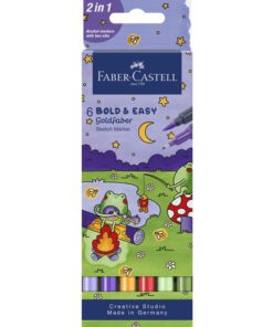 Sketchmarker Faber-Castell Goldfaber etui 6 stuks Bold Easy World of Frogs