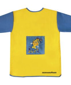 Praktische verfschort voor thuis of op school. Beschermt de kleding. 1 maat voor de leeftijd 3-7 jaar. Door middel van klittenbandsluiting makkelijk aan te trekken.