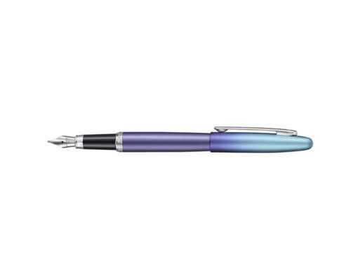 Vulpen Sheaffer VFM 9430 Expressions, gradient blue chrome  trims, PVD fine fp