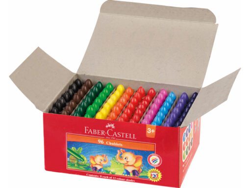 Waskrijt Faber-Castell Chublets 96st.