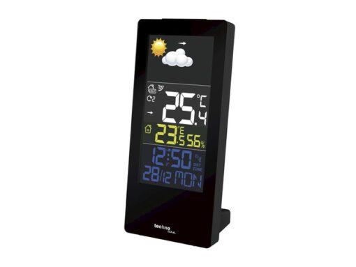 Weerstation Technoline WS 6446 85x185x65mm zwart met 1      buitensensor 30m