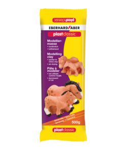 efaplast classic Eberhard Faber boetseermateriaal 500gr.    terra