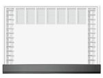 Designonderlegger Sigel Office 26/27 59,5x41cm dag/week-    planner 40 vel 80 grams