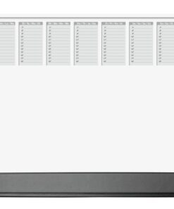 Designonderlegger Sigel Office 26/27 59,5x41cm dag/week-    planner 40 vel 80 grams