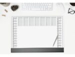 Designonderlegger Sigel Office 26/27 59,5x41cm dag/week-    planner 40 vel 80 grams