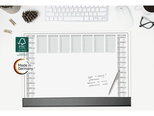 Designonderlegger Sigel Office 26/27 59,5x41cm dag/week-    planner 40 vel 80 grams